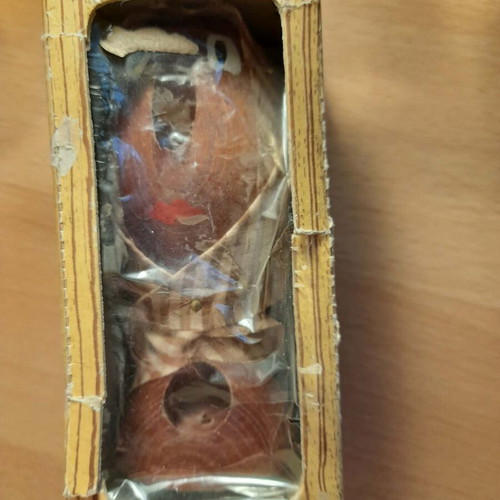 Wooden Sewing Set "Lady" 1950s-60s unused vintage in original box