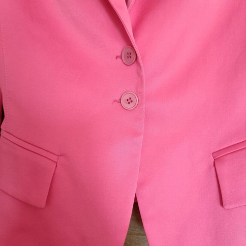 Toi&Moi jacket used, cotton satin, pink, size Medium