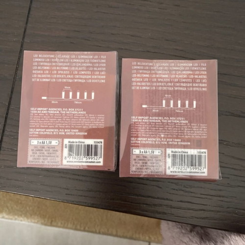 Led lights 80 new, set of 2 pieces