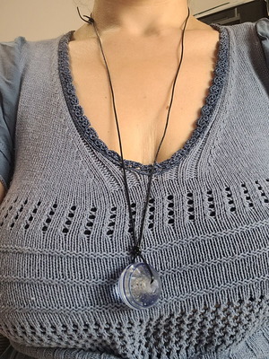 Women's handmade adjustable necklace