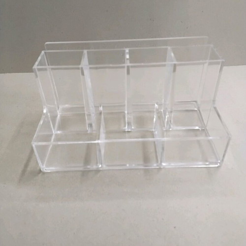 Acrylic Desk Organizer 8-Compartment new