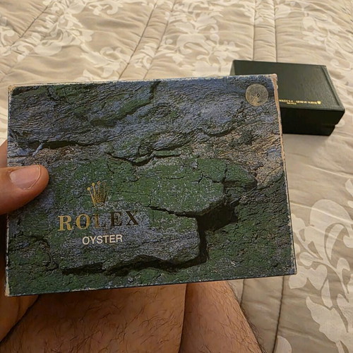 Rolex vintage box like new, model 68.00.08, leather interior
