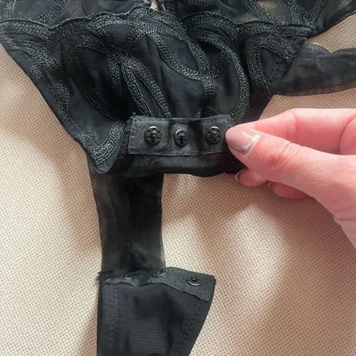Luna corset black like new, size M