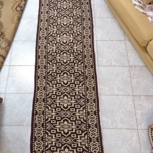 Set of 3 double-sided rugs like new