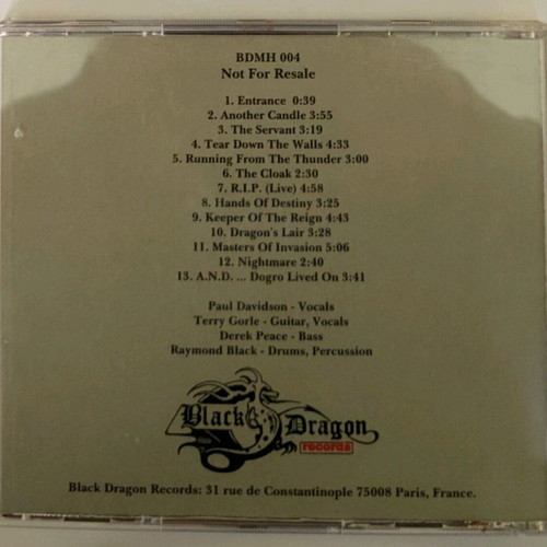 Heir Apparent Graceful Inheritance CD like new, metal