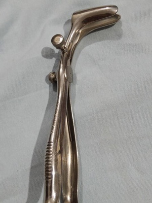 Vintage Reed & Barton Military Medical Speculum stainless steel like new