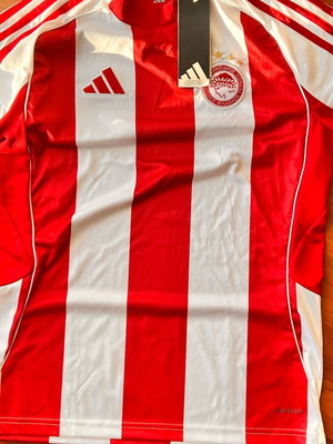 Adidas Ολυμπιακός FC 2025/2026 Home Παιδική Ποδοσφαιρική Φανέλα Καινούργια Γνήσια