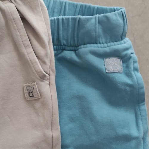 Cool Club boys' pants set like new, 98 cm, beige and turquoise