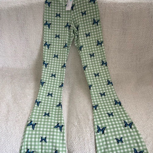 Daisy Street elastic flare pants small new