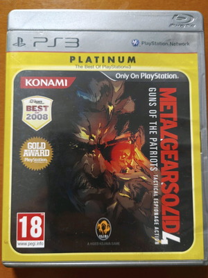 Metal Gear Solid 4 Guns of the Patriots PS3 like new