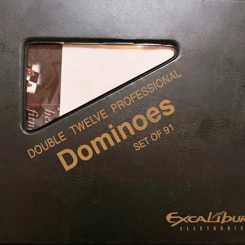 Excalibur Deluxe Double 12 Dominoes Set New, 91 Pieces