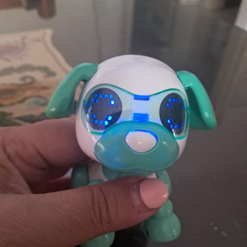 Robot dog with LED eyes like new
