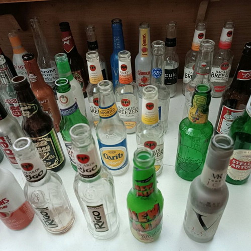 Bottle collection used, pack of 42 pieces