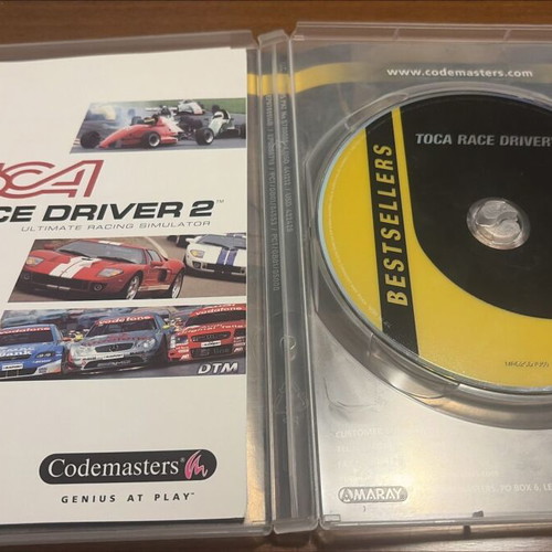 Toca Race Driver 2 PC DVD Bestsellers Edition like new with manual