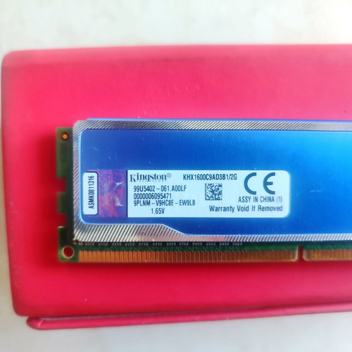 Kingston HyperX Blu 2GB DDR3 Desktop RAM memory like new