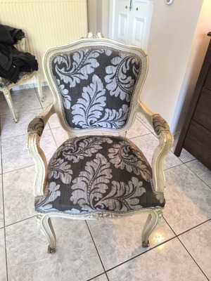 Authentic Handmade Armchair 1952 inspired by Varagkis, used