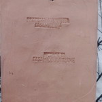 Vintage ιταλικό διακοσμητικό κεραμικό πλακίδιο σαν καινούργιο, τερακότα