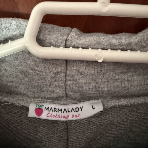 Marmalady Grey Cropped Top like new, cotton, size L