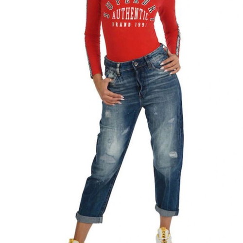 Superdry Maddox Sporty Red Bodysuit Medium New