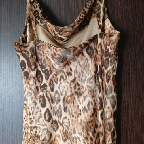 Women's tiger print dress new, size M 38 10, 100% viscose