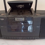 SABA Boombox ραδιοκασετόφωνο μοντέλο RCD 602 μεταχειρισμένο με προβλήματα
