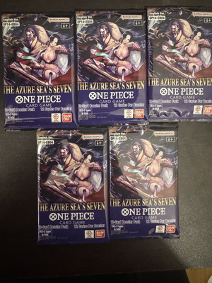 5x OP14 Booster Packs One Piece Card Game, sealed