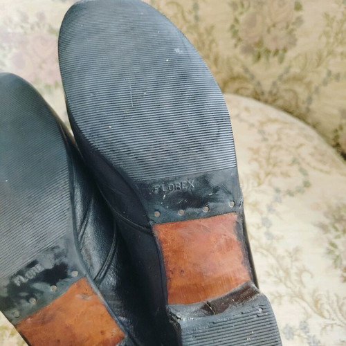 Leather Inside-Outside Lace-Up Traditional Dance Shoes Size 37 Like New