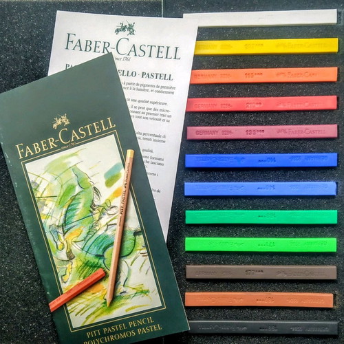 Faber-Castell Polychromos Pastels Set of 12 New