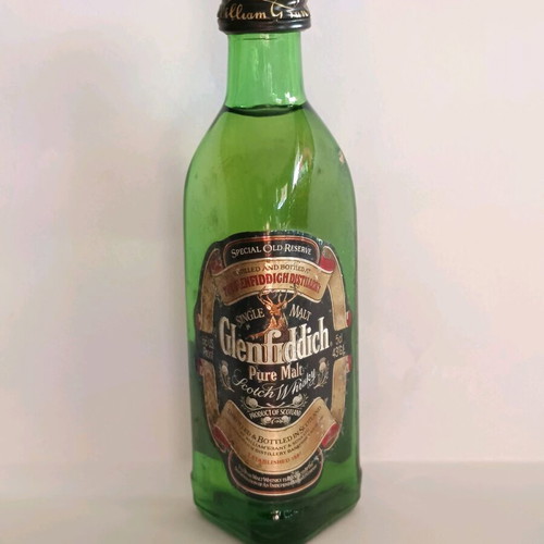 Glenfiddich miniature 50ml like new