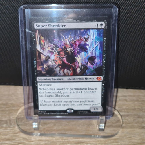 Super Shredder Magic the Gathering card like new
