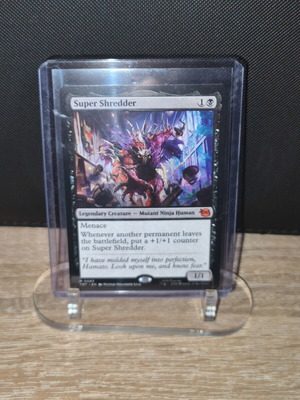Super Shredder Magic the Gathering card like new