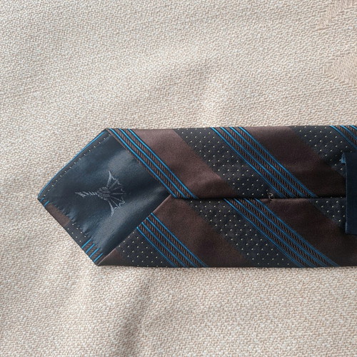Joop! Italian tie with stripes and small polka dot pattern like new