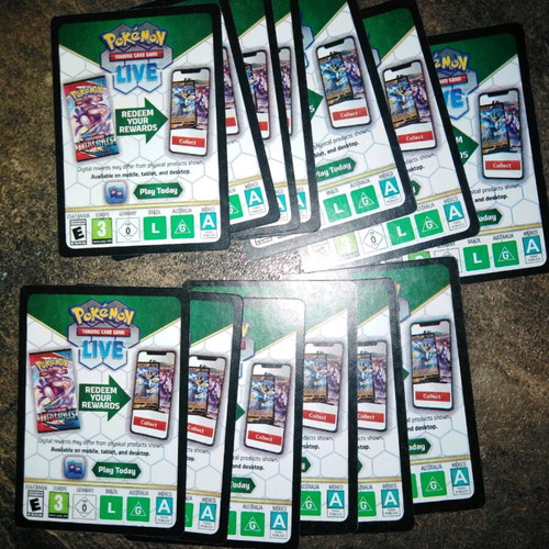 Pokémon redeem cards 13 αχρησιμοποίητοι κωδικοί από το Scarlet & Violet Paldea Evolved