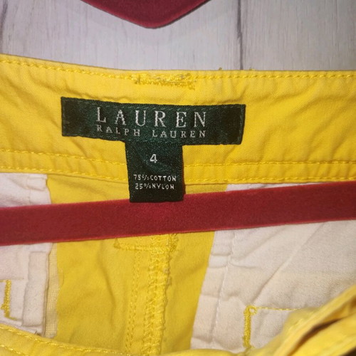 Ralph Lauren women's pants size L like new, yellow