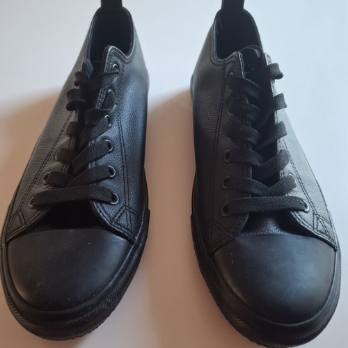 Primark Black Sneakers New, Size 41, Artificial Leather