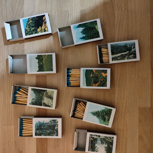 Matchboxes Forest used, pack