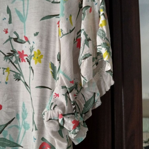 Marks & Spencer pajama top new, colorful, size 14, short sleeve