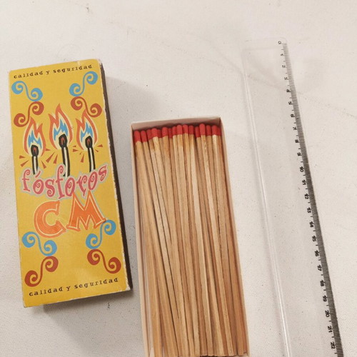 Large matches new, in original box, unused, complete