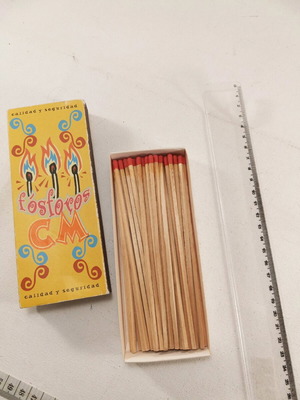 Large matches new, in original box, unused, complete