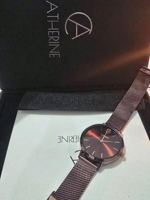 Catherine women's watch new with case and adjustment tool