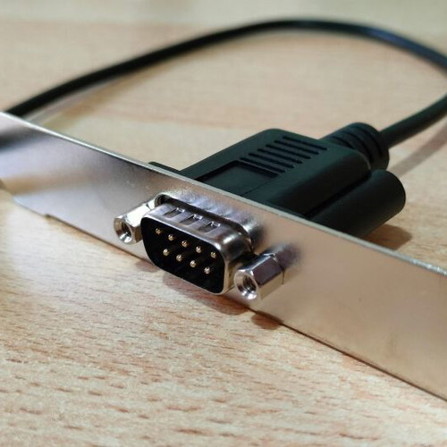 Internal USB Motherboard Header to Serial RS232 DB9 Adapter new