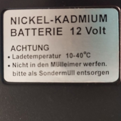 Battery Drill Screwdriver Akku Bohrschrauber 17965 12V with flashlight like new