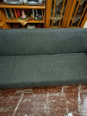 Sofa bed three-seater used 210 cm