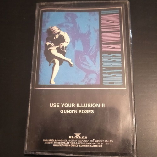 Guns N' Roses Use Your Illusion II cassette used, rock