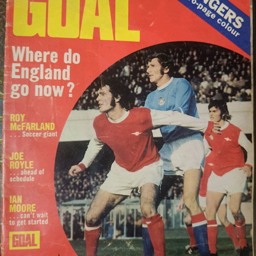 Goal magazine June 16, 1973 used, England