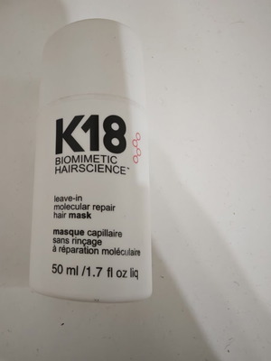 K18 Leave In Hair Mask 50ml like new