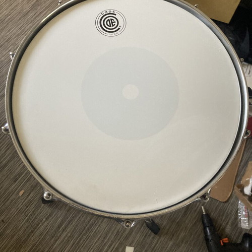 Snare drum steel custom 14x5.5 refurbished with Gibraltar throw off
