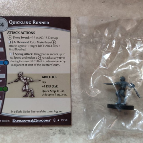 Dungeons & Dragons Demonweb Quickling Runner figure