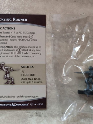 Dungeons & Dragons Demonweb Quickling Runner figure