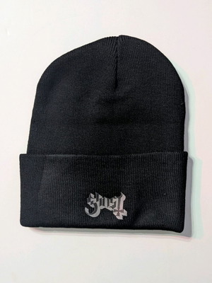 Ghost hat new, black, acrylic